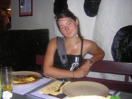 Moi au restaurant